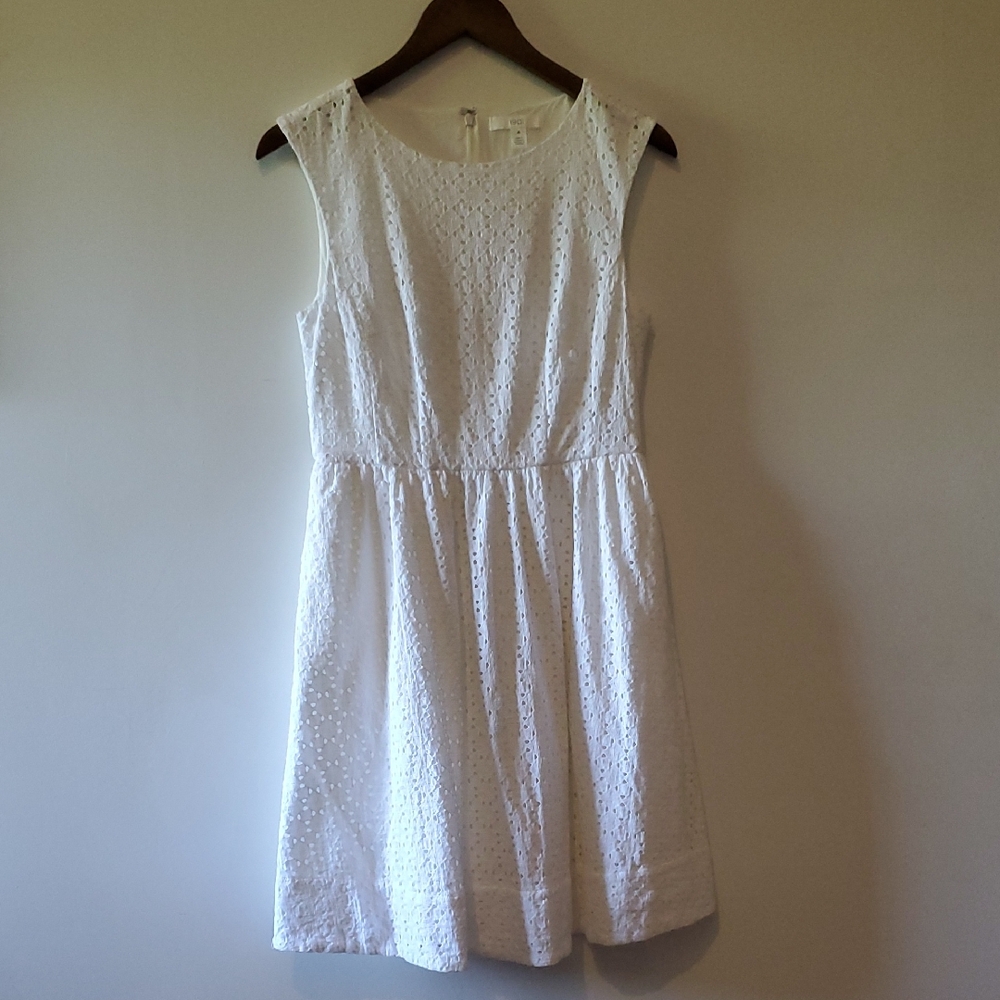 Nordstrom - White Eyelet Dress